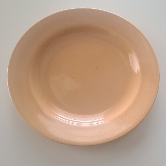 Santa Anita Ware 1950's Peach Salmon Dessert Bread Plate - Picture 1 of 5